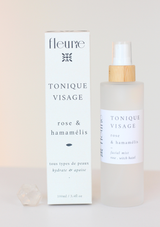 Tonique visage rose et hamamélis