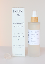 Tonique visage menthe poivrée & hamamélis