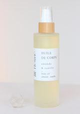 Huile de corps amande et vanille | multi-usage
