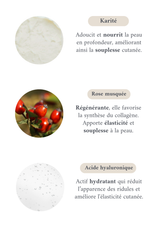 Crème visage - Rose et beurre de Karité