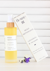 Huile nettoyante calendule et lavande