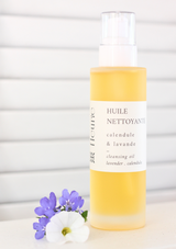 Huile nettoyante calendule et lavande