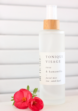 Tonique visage rose et hamamélis