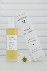 Huile de corps - amande et vanille | multi-usage