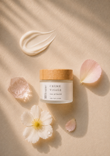 Crème visage - Rose et beurre de Karité